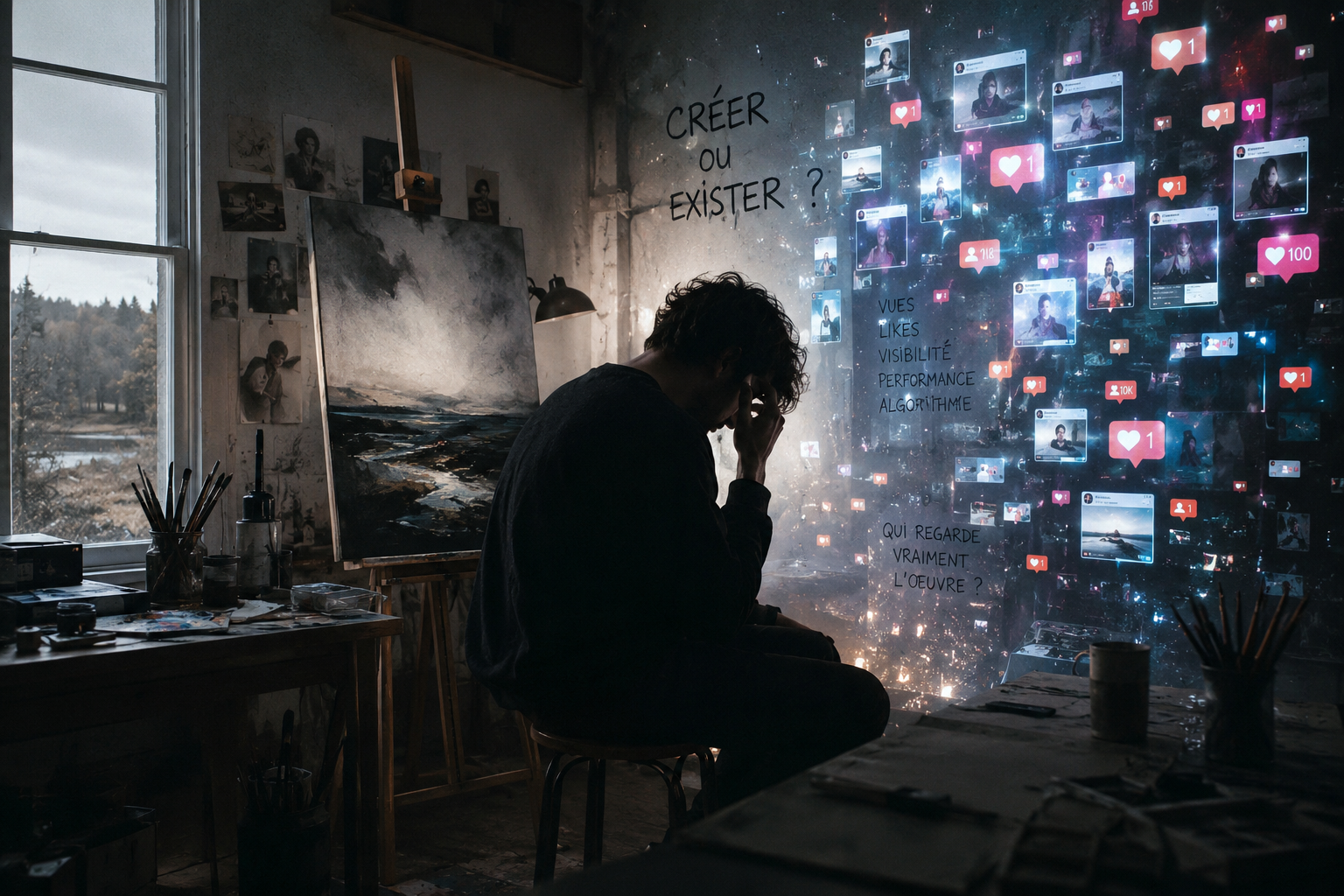 Peut-on encore être artiste sans devenir son propre contenu ?