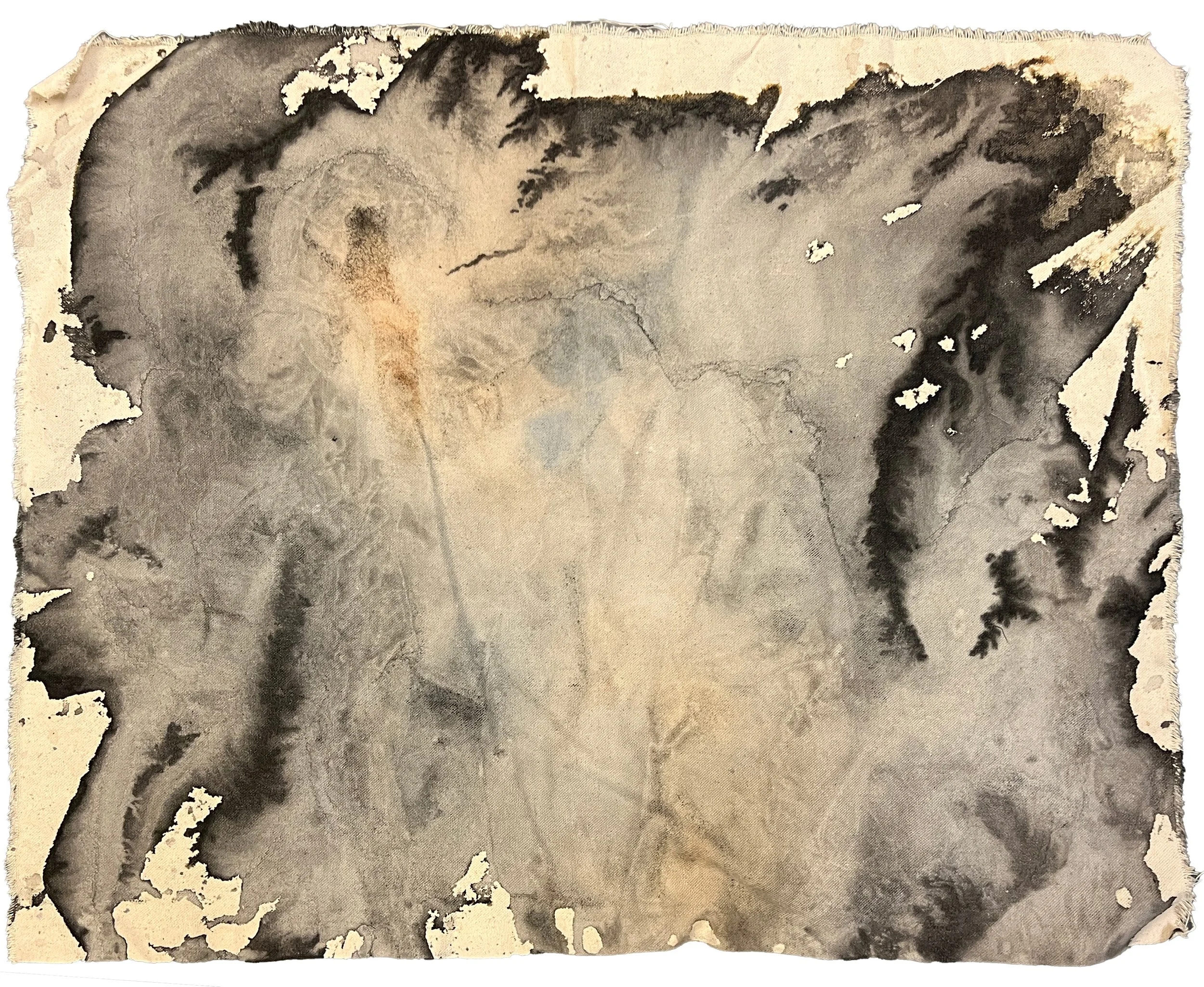 Topophilia Study III (ink on canvas, 20x26in/50x66cm)