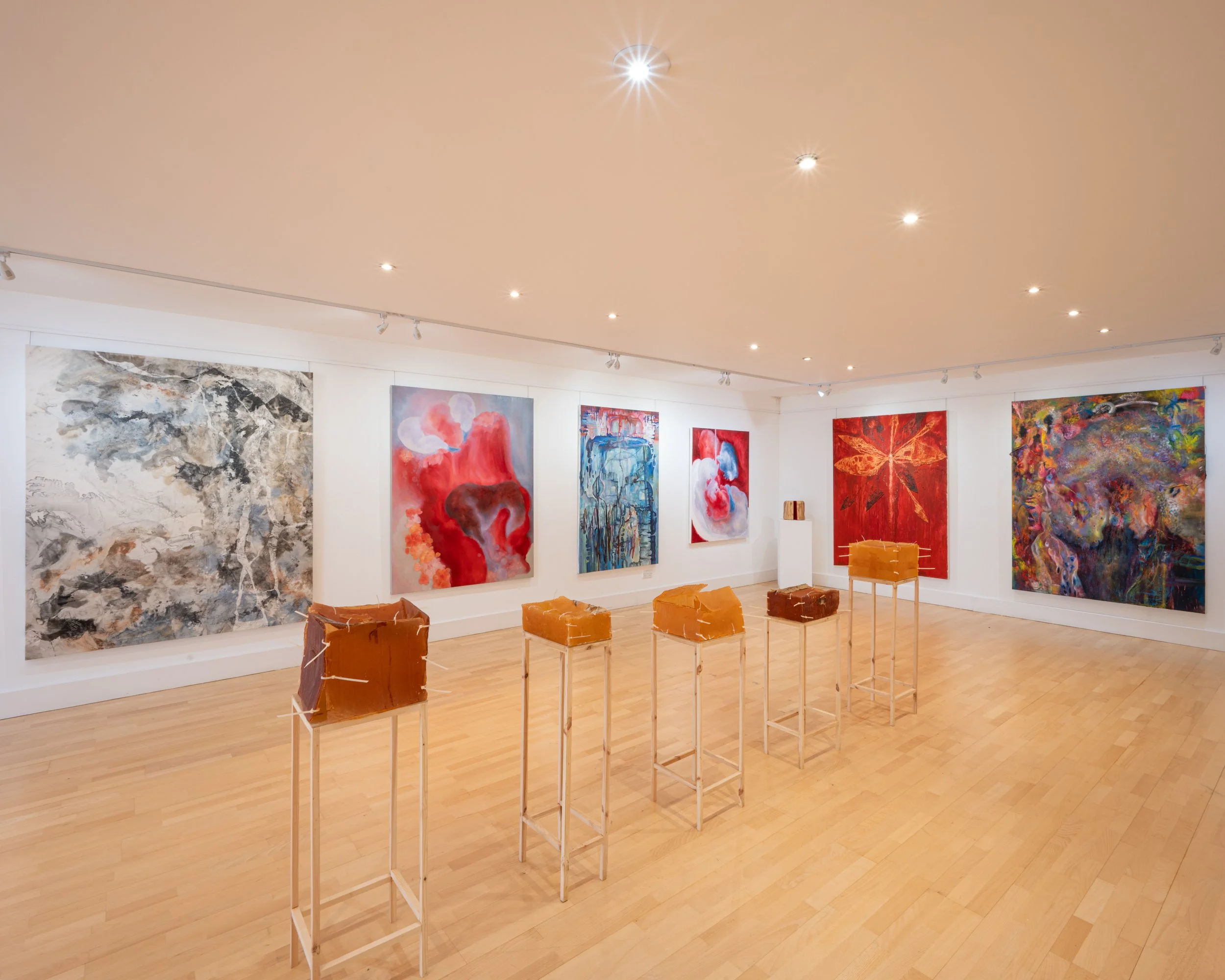 Grounding I (installed for Transitional Traces exhibition in London 2024)