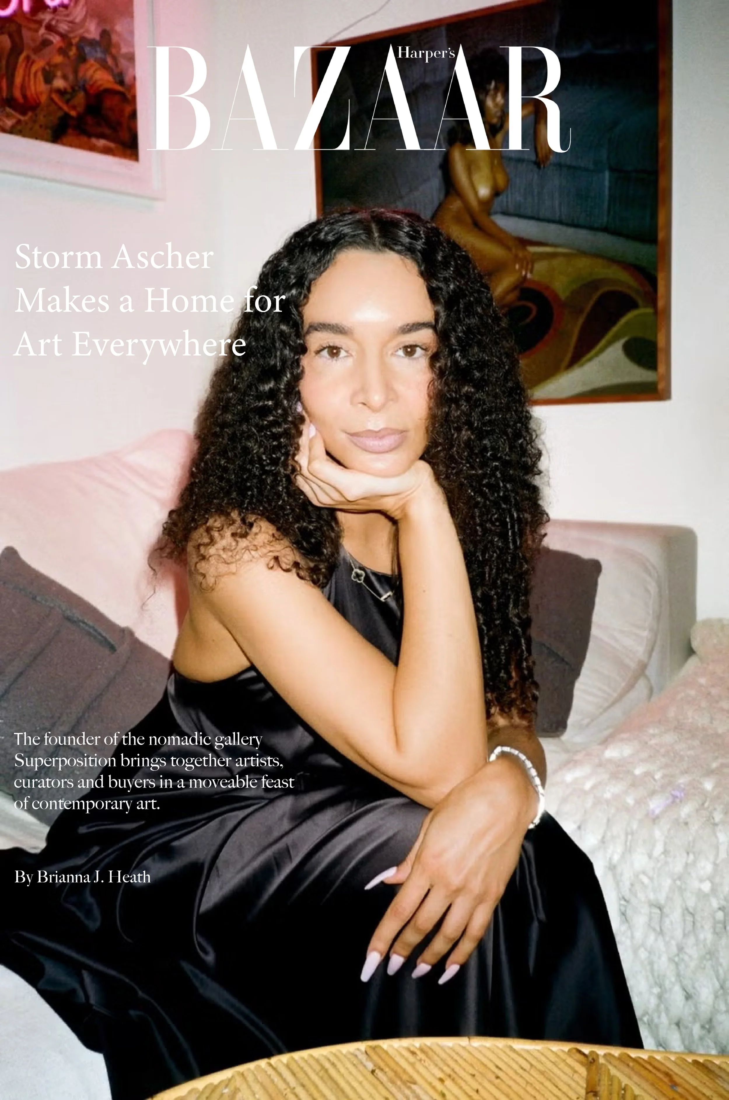 Storm Ascher Makes a Home for Art Everywhere - Harper’s BAZAAR