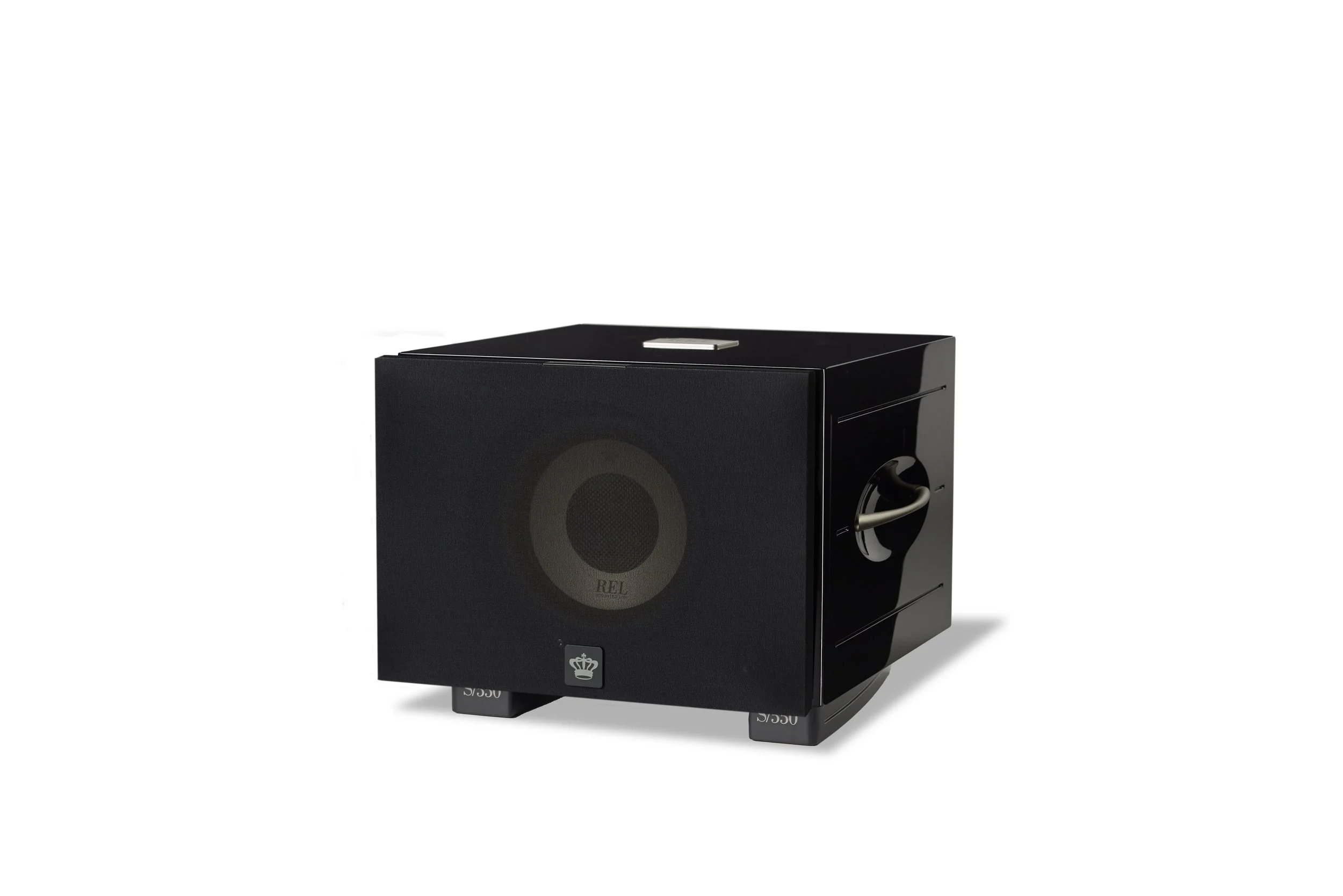 REL_S550_Black_Three Quarter_Cloth Grill.jpg