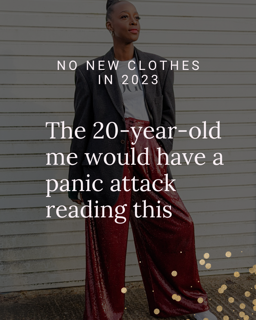 No new clothes in 2023