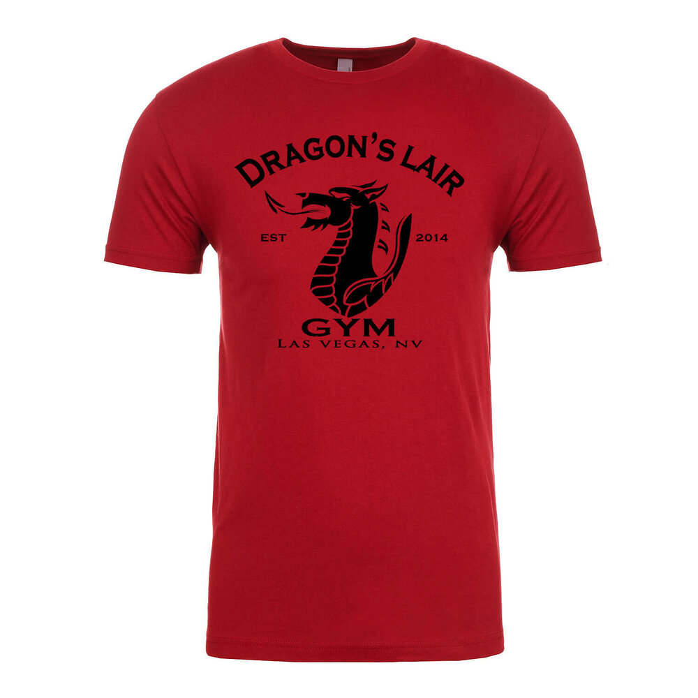 WHITE PULLOVER – RED DIGI CAMO DRAGONS LAIR GYM LOGO — Dragon's Lair Gym