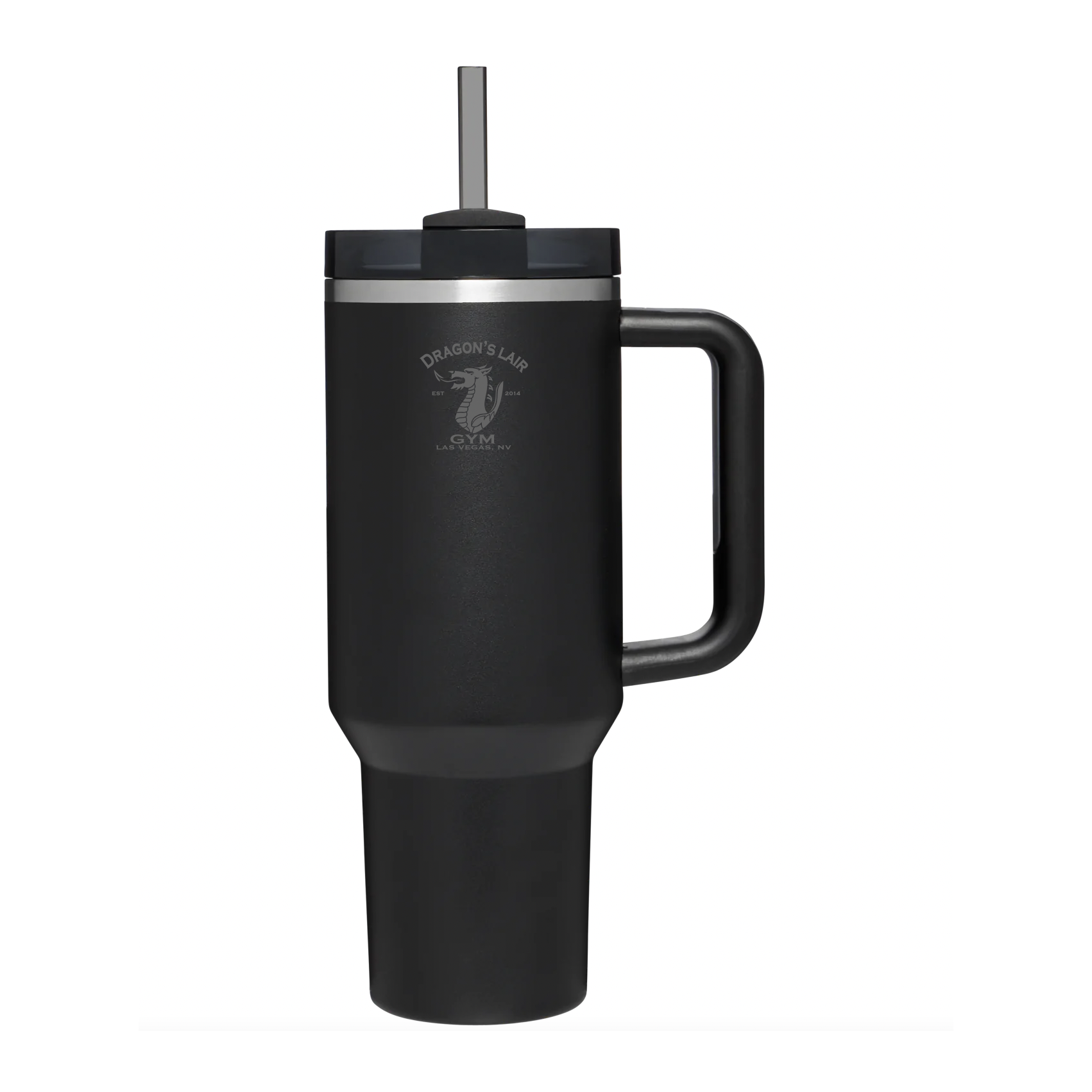 40oz Tumbler – Black – Dragon's Lair Gym