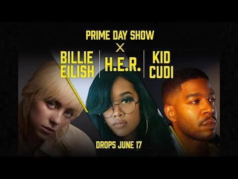 Prime Day Show 2021: Billie EIlish, H.E.R., and Kid Cudi