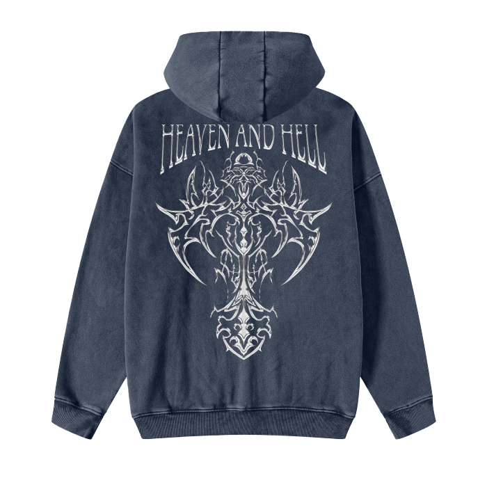 HEAVEN CREATION HOODIE (BLUE) — hvnhll