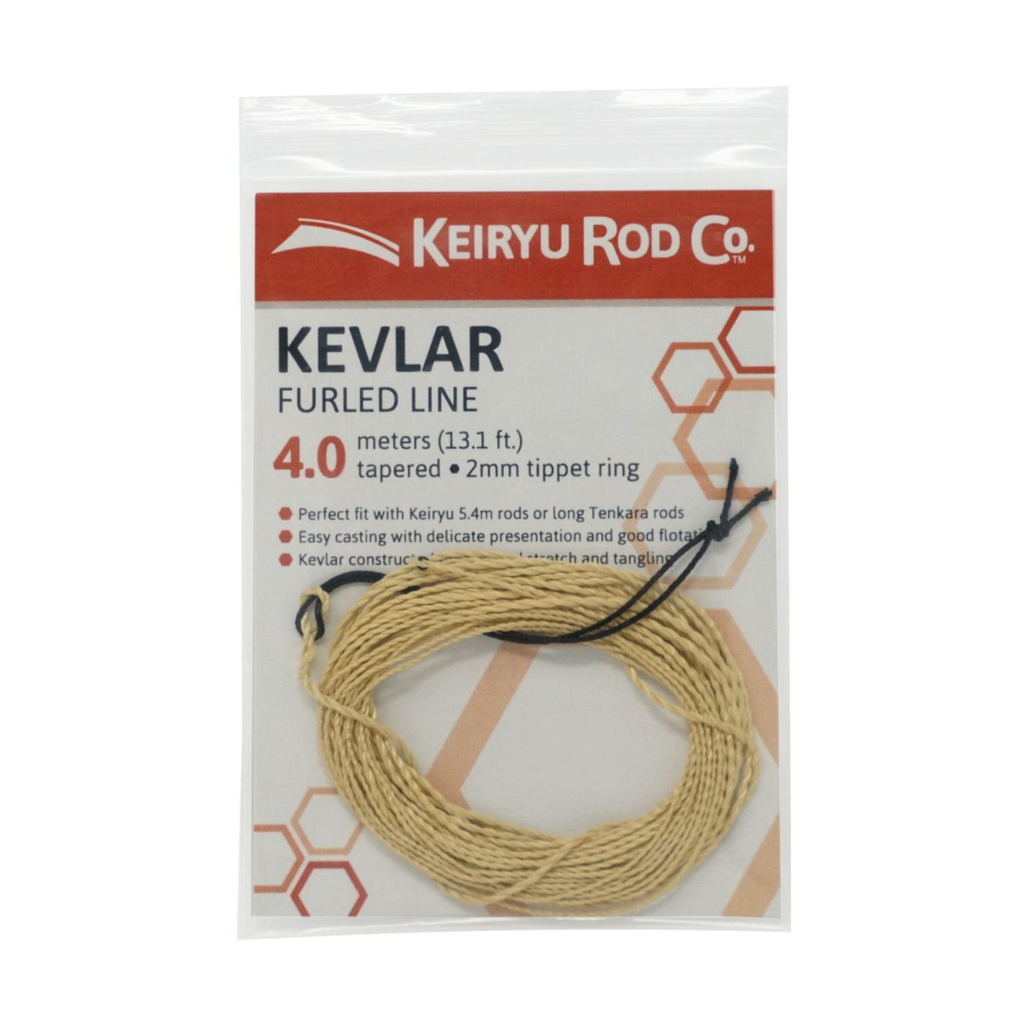 Kevlar Furled Line 4 Meters — Keiryu Rod Co.