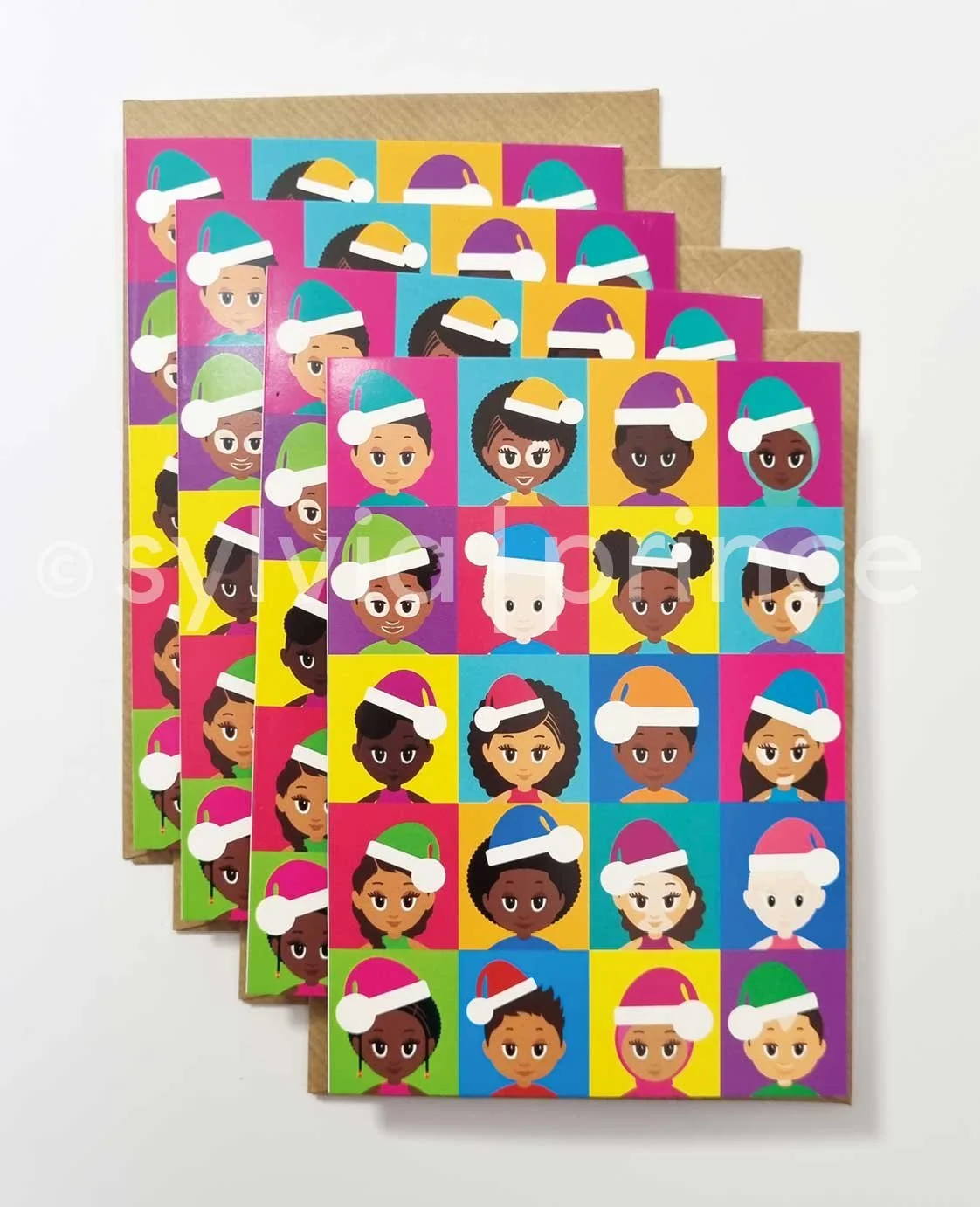 4 card pack | family | christmas