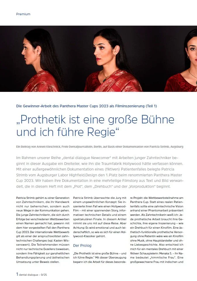 dental dialogue 09/2025 - Panthera Master Cup 2023 - Patricia Strimb - Teil 1