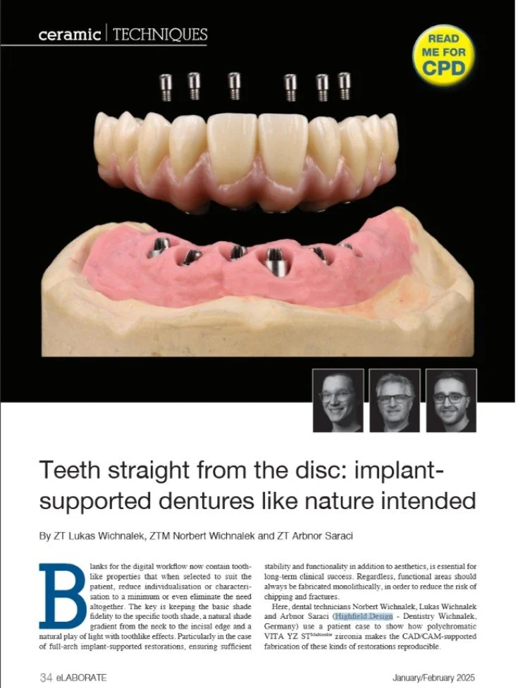 eLABORATE 1-2/2025 - Teeth straight from the disc