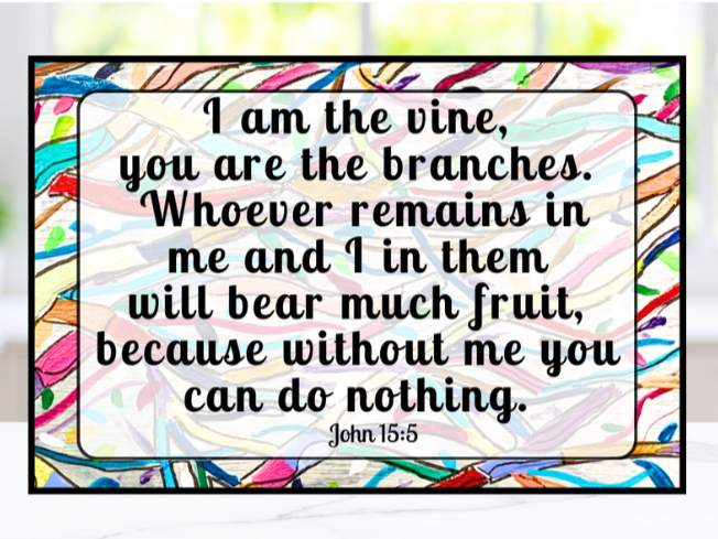 I Am The Vine/Faith Sees a Beautiful Blossom