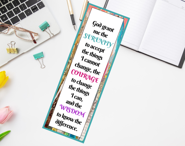Serenity Prayer Bookmark