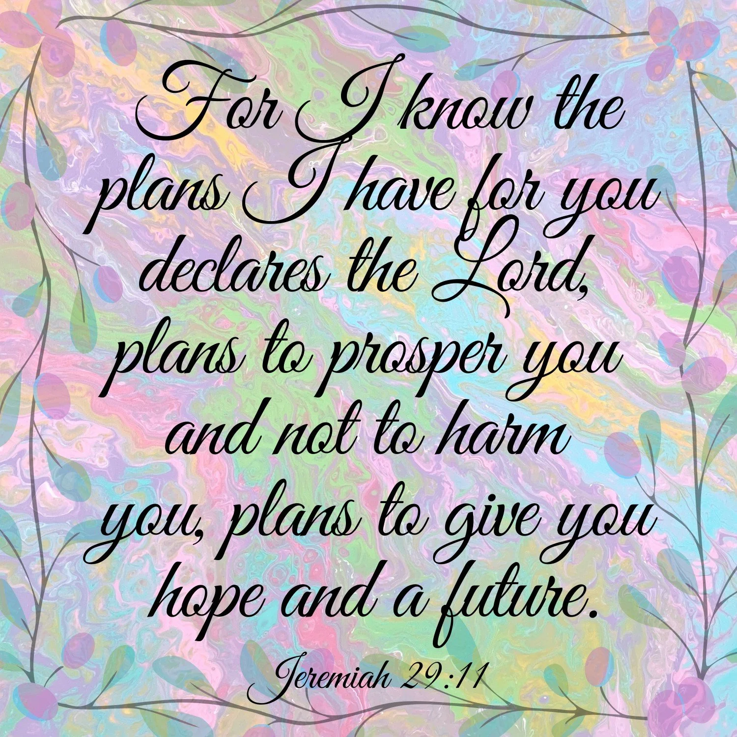 For I Know The Plans