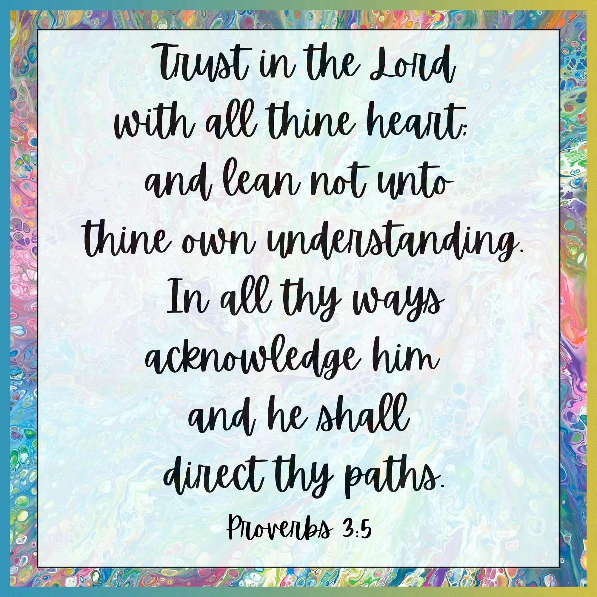 Trust in the Lord