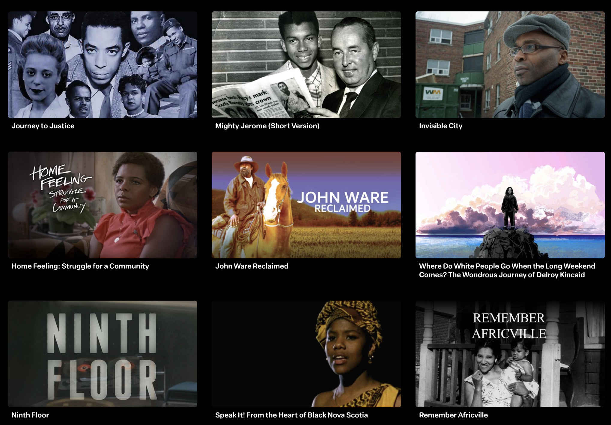 NFB: Black Communities in Canada