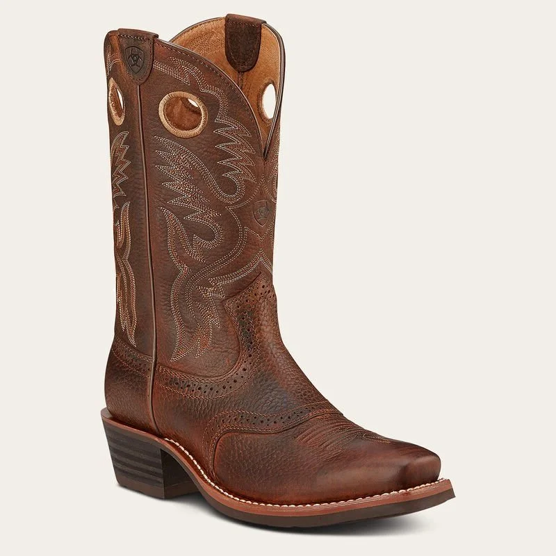 ARIAT Men's Heritage Roughstock Western Cowboy Boot 10002227 — Trail West  Nashville