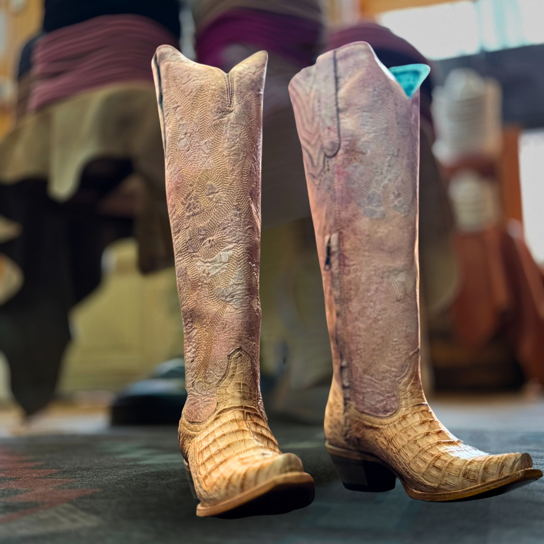 Corral Boots Ladies Alligator Boots A4567 WOMEN'S CORAL CAIMAN