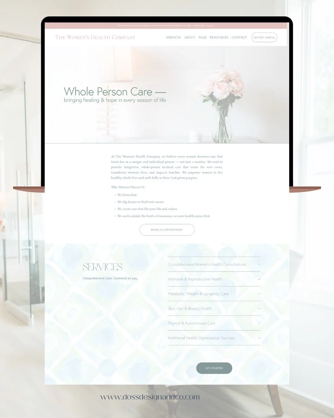 Working with Brookes Vaughan and the incredible team at The Women&rsquo;s Health Company to bring their new website to life has been such an honor. ✨

From the very beginning, the goal was clear &mdash; create a website that reflects the same feeling