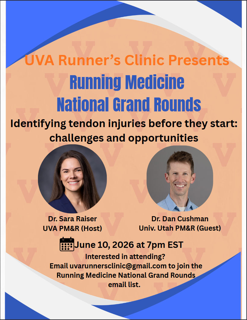 Running Medicine National Grand Rounds: Identifying tendon injuries before they start: challenges and opportunities 