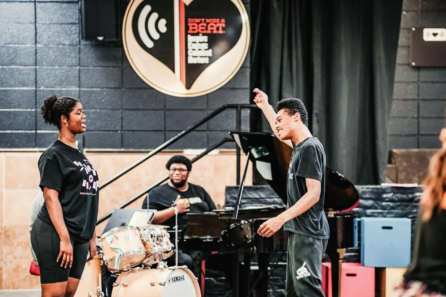 Officer Eddie and Mother Superior are working something out. #sisteractjr 

#dontmissabeatjax 
#musicaltheatre 
#broadwayexperiencejax