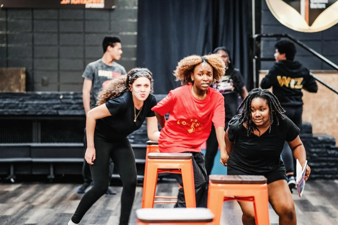 The chase is on #sisteractjr 

#dontmissabeatjax 
#musicaltheatre