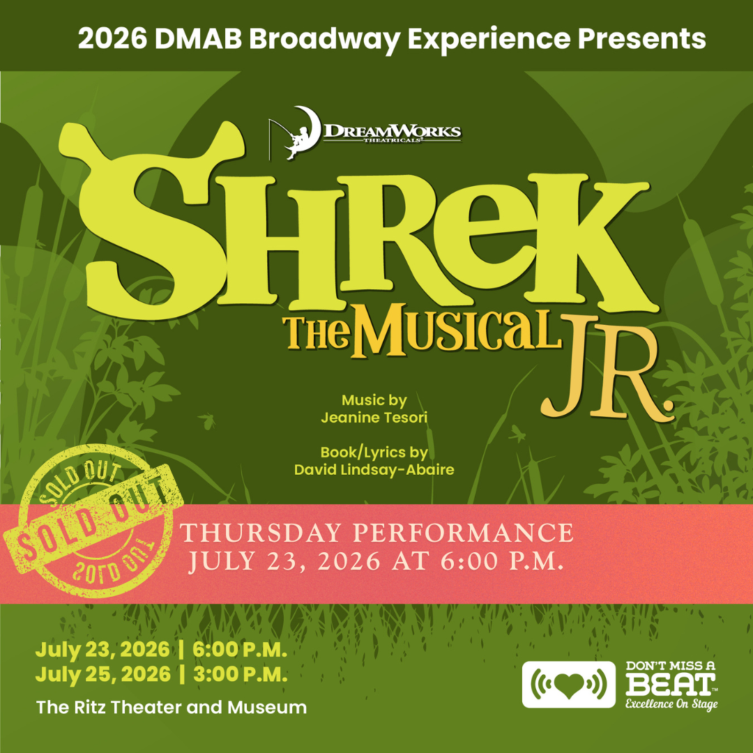 Shrek the Musical Jr. Performance on Thursday, July 23rd, 2026 at 6:00 PM