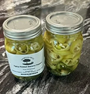 Pickled HOT Banana Peppers