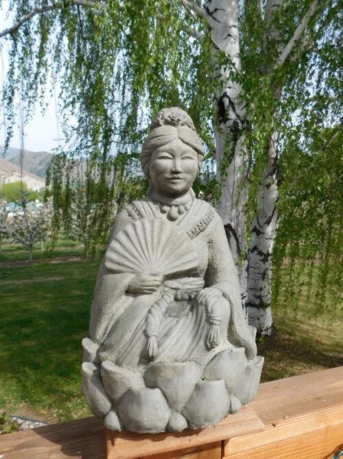 Cast Concrete Quan Yin
