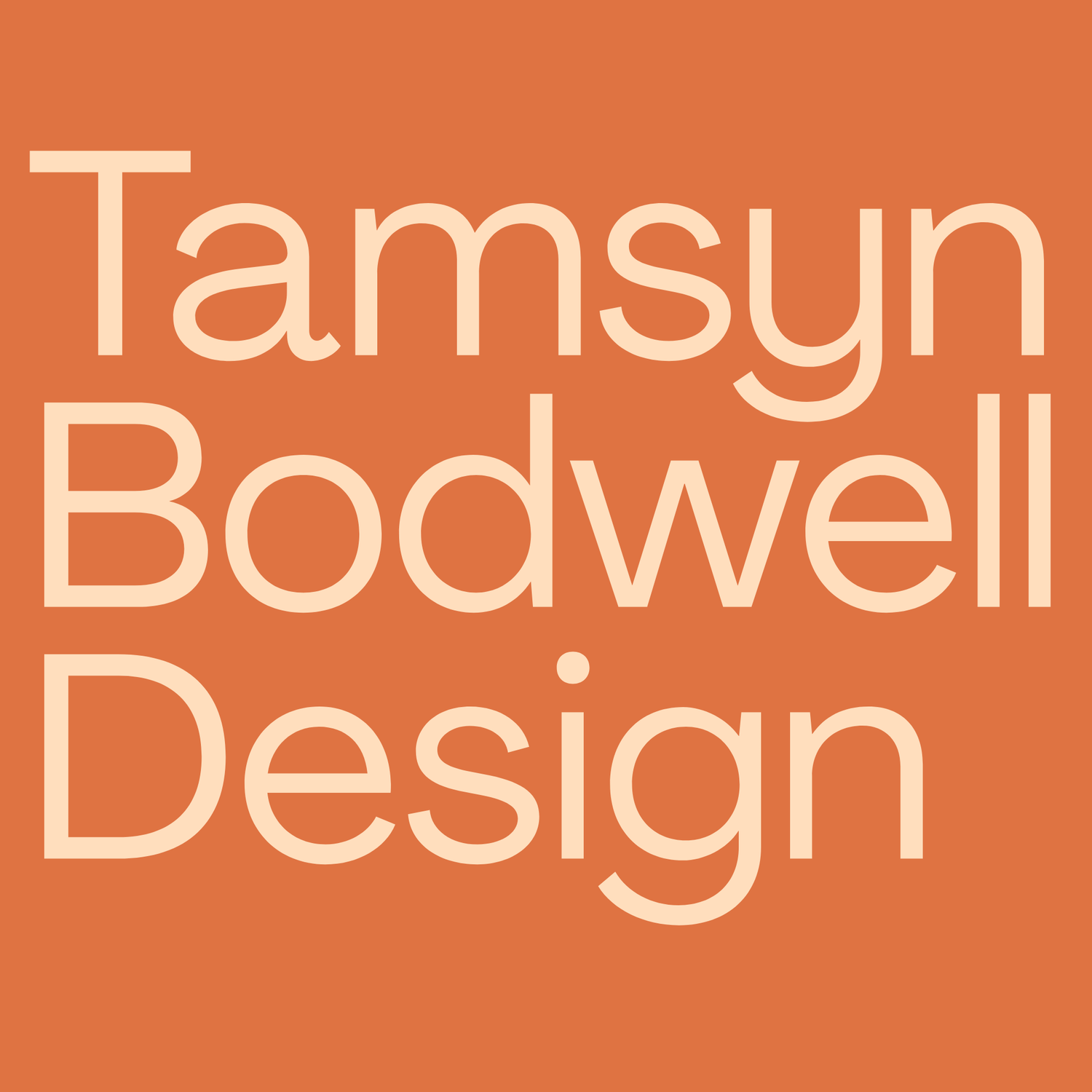 Tamsyn Bodwell Design
