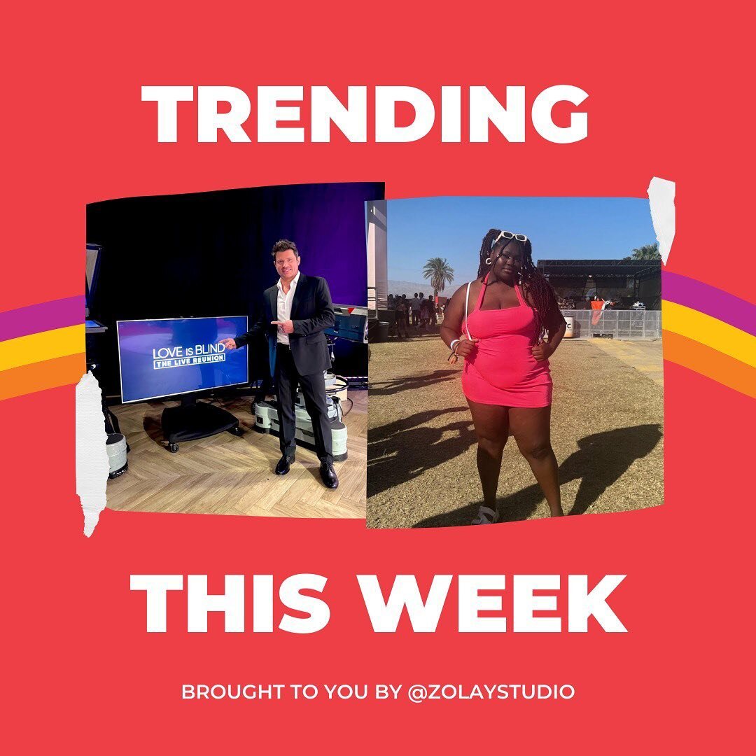This week has been full of some truly wild pop culture moments! ❤️ Scroll through to see the most memorable moments of the week across the internet.

🎵 Frank Ocean's now historic set
👀 The Love Is Blind not so live event 
🔥 Knowing when that chaos