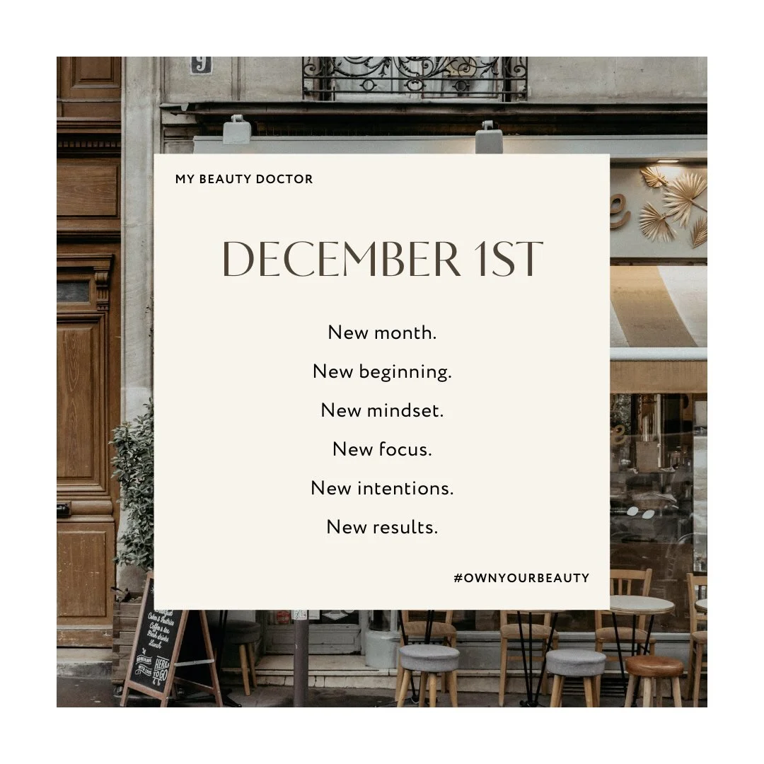 Happy December, MBD Fam! 

It&rsquo;s officially a new month, treat it like a fresh start and give these last 31 days of 2022 your absolute all. We&rsquo;re in your corner 💖

#ownyourbeauty #torontobeauty #torontoskincare