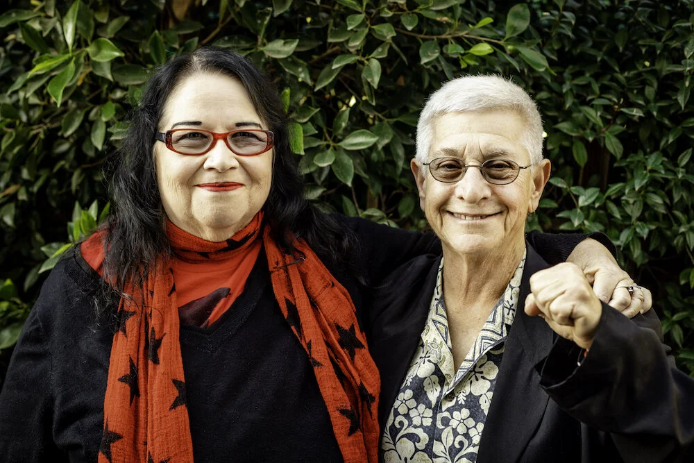 Black Queen Photography. Portrait of Judy Sisneros and Judy Greenspan