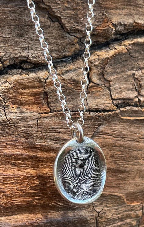Footprint Necklace – Mountain Feather Designs