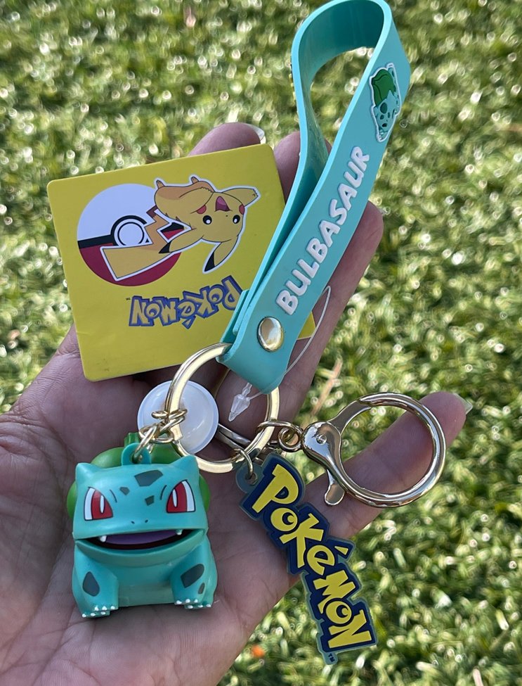 Bulbasaur Keychain - Free Pokémon Cards — Nana's Jewelry