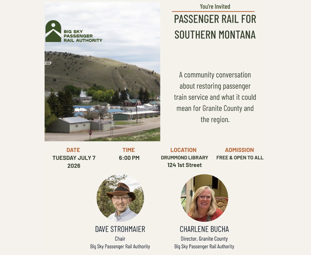 Passenger Rail for Southern Montana