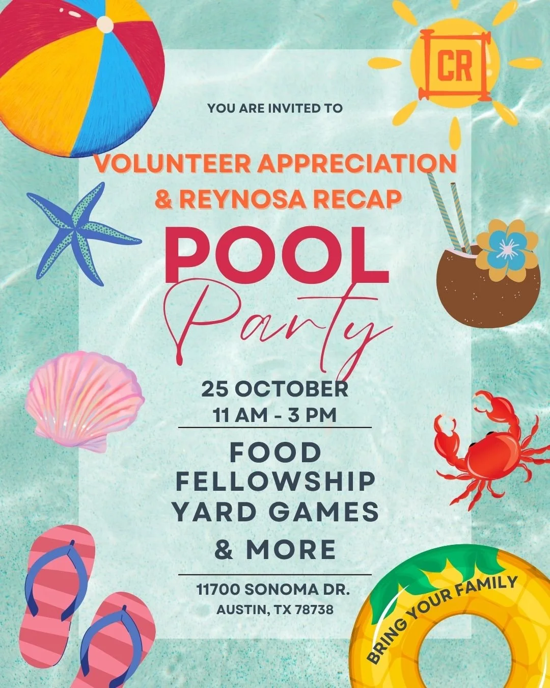 Please RSVP at cornerstonerestoration.org/volunteer look for Volunteer Appreciation and Reynosa Recap🧡or email teresa@cornerstonerestoration.org