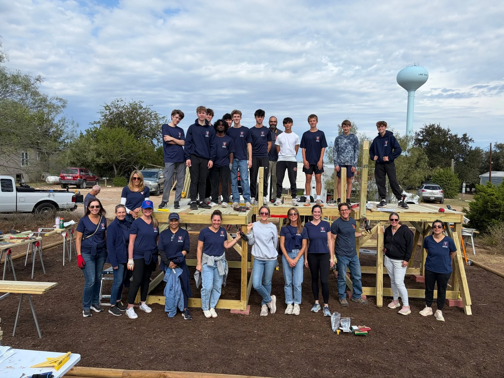 Saturday at Hudson Bend = AMAZING!  We are praising God for cooler weather and an incredible crew of volunteers!

Our YMSL young men and their Moms showed up with energy and servant hearts, and our faithful CR volunteers guided, encouraged, and worke