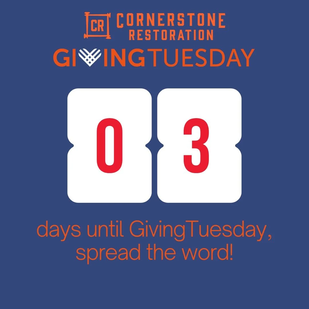 Three Days Until Giving Tuesday &ndash; December 2

This year, your generosity could mean:
🧡 A safe place to live for someone who has not been able to maintain their home.
🧡A wheelchair ramp to provide mobility for a veteran.
🧡Windows for a single