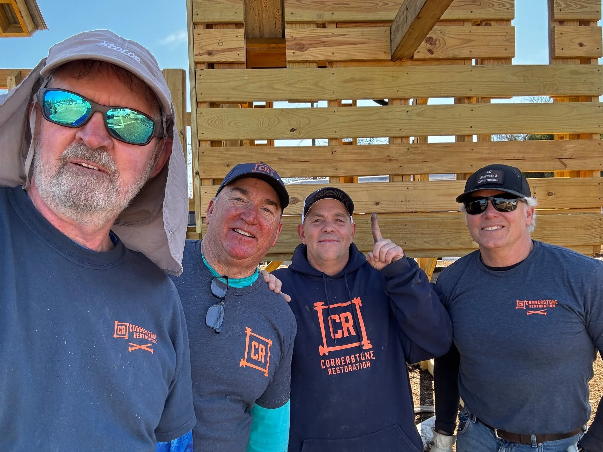 Thank you for your prayers! Our Reynosa team arrived safely and got right to work (after coffee ☕️).

Meanwhile, these awesome weekday warriors wrapped up projects at the Hudson Bend NWTP Playground to get everything ready for our final serve day and