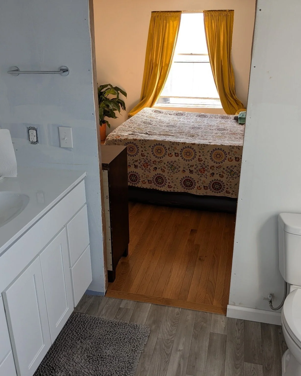 Ms. Paula&rsquo;s home is coming together beautifully! A couple of CR Warriors finished her bathroom and bedroom, and she was so excited she immediately started decorating &mdash; curtains, rugs, and all the sweet touches that make it feel like home.