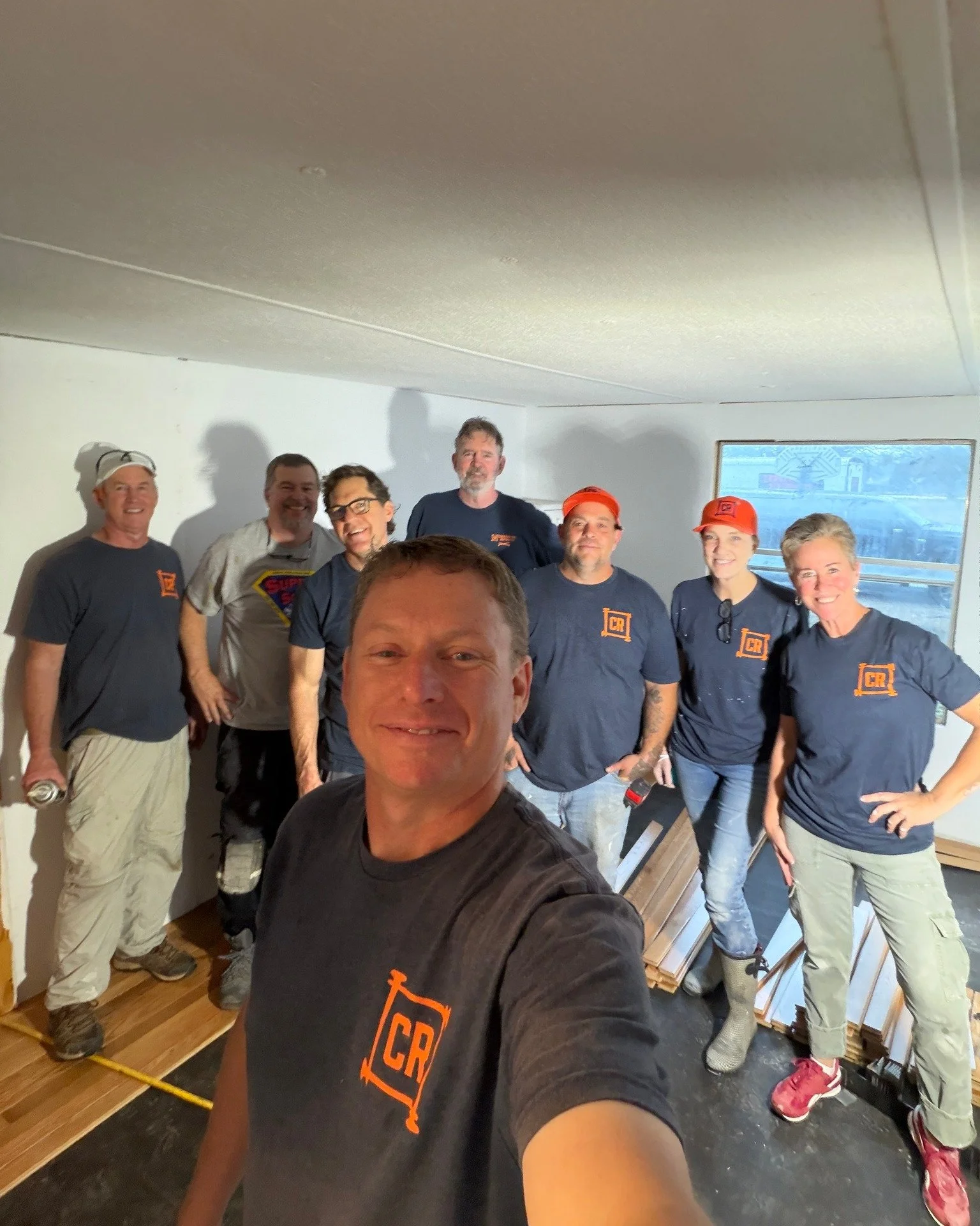 Saturday at Ms. Paula&rsquo;s in Burnet 🧡 The Saturday team picked up right where the Weekday Warriors left off, finishing her bathroom and bedroom and bringing her home closer to safe, comfortable, and beautiful.

Deanna from @vinewshoppe said afte
