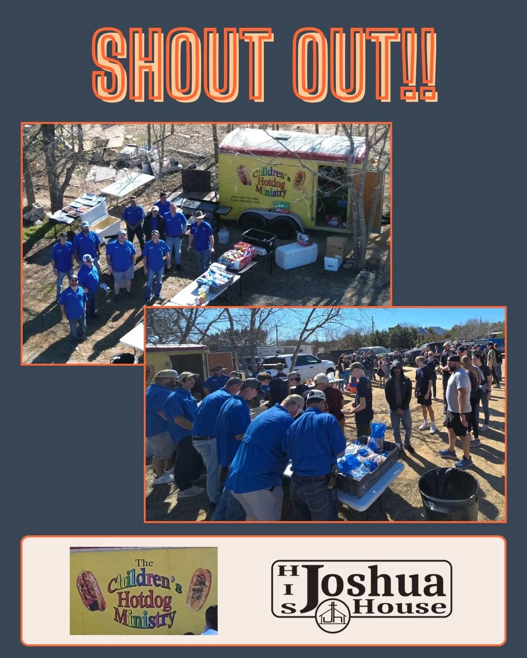 cornerstone_restoration_atx 🧡Grateful. THANK YOU. 

Huge shoutout to Jessie and Angie Martinez @thechildrenshotdogministry for providing delicious and much welcomed after-work food for the New World Trailer Park playground celebration!  And also, to