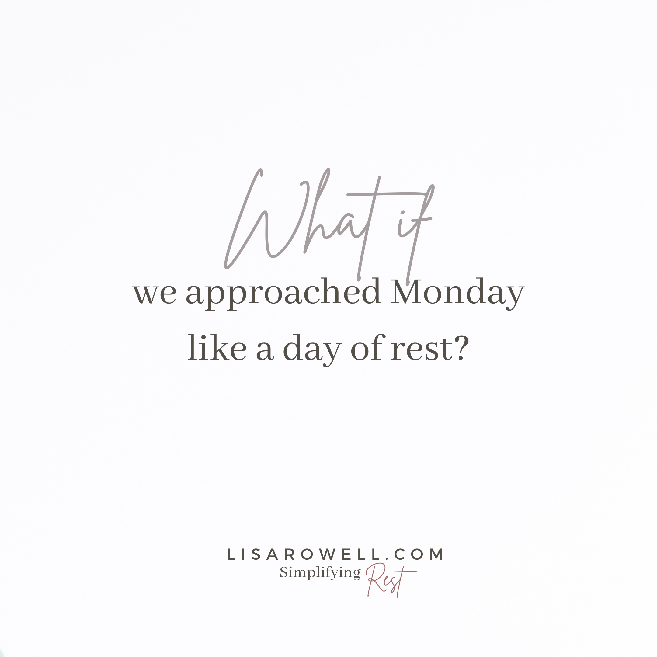 Make Rest Part of the Everyday