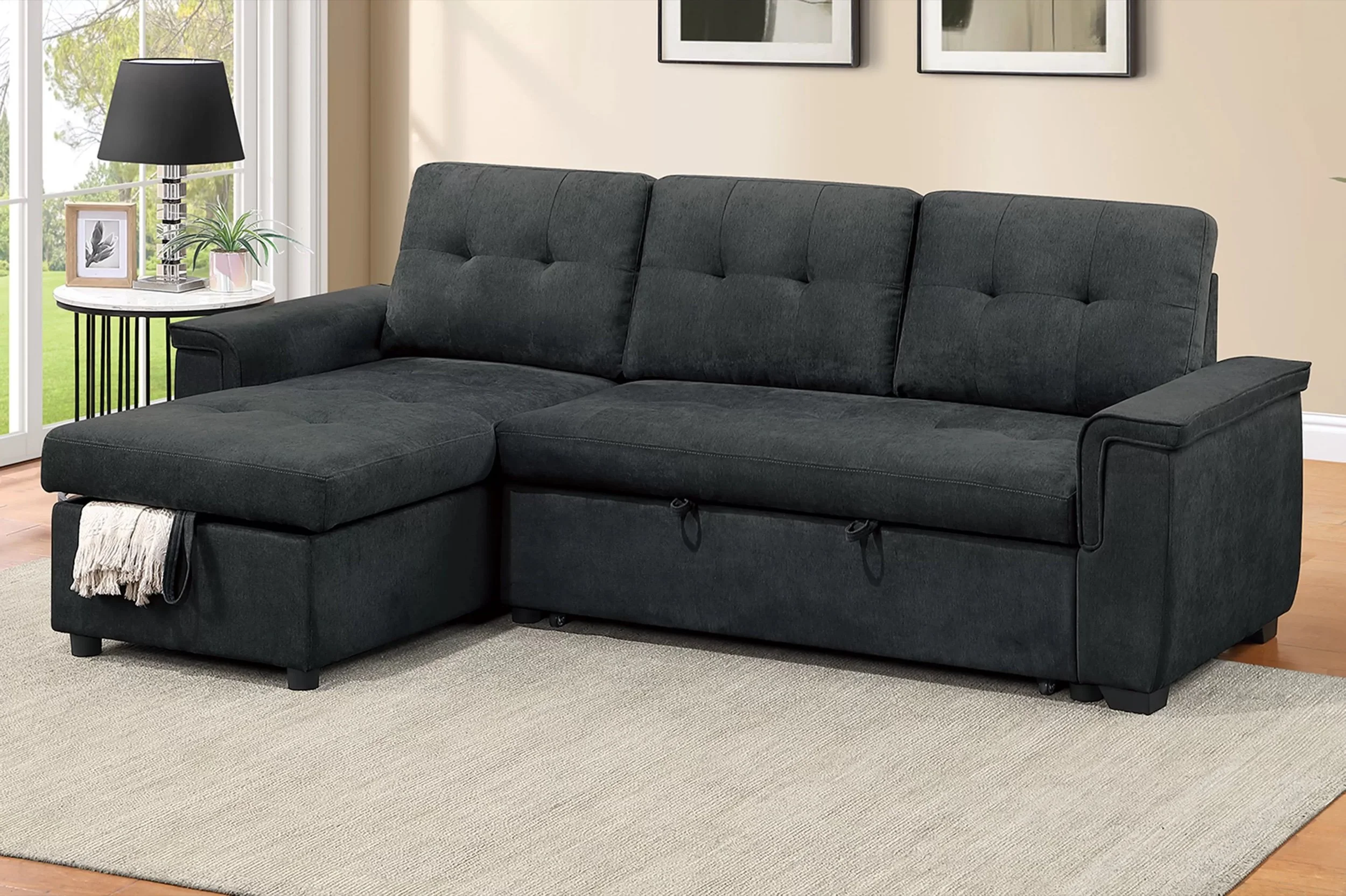 black-small-sleeper-sectional-pull-out-bed-storage-chaise-mesa-az.jpg