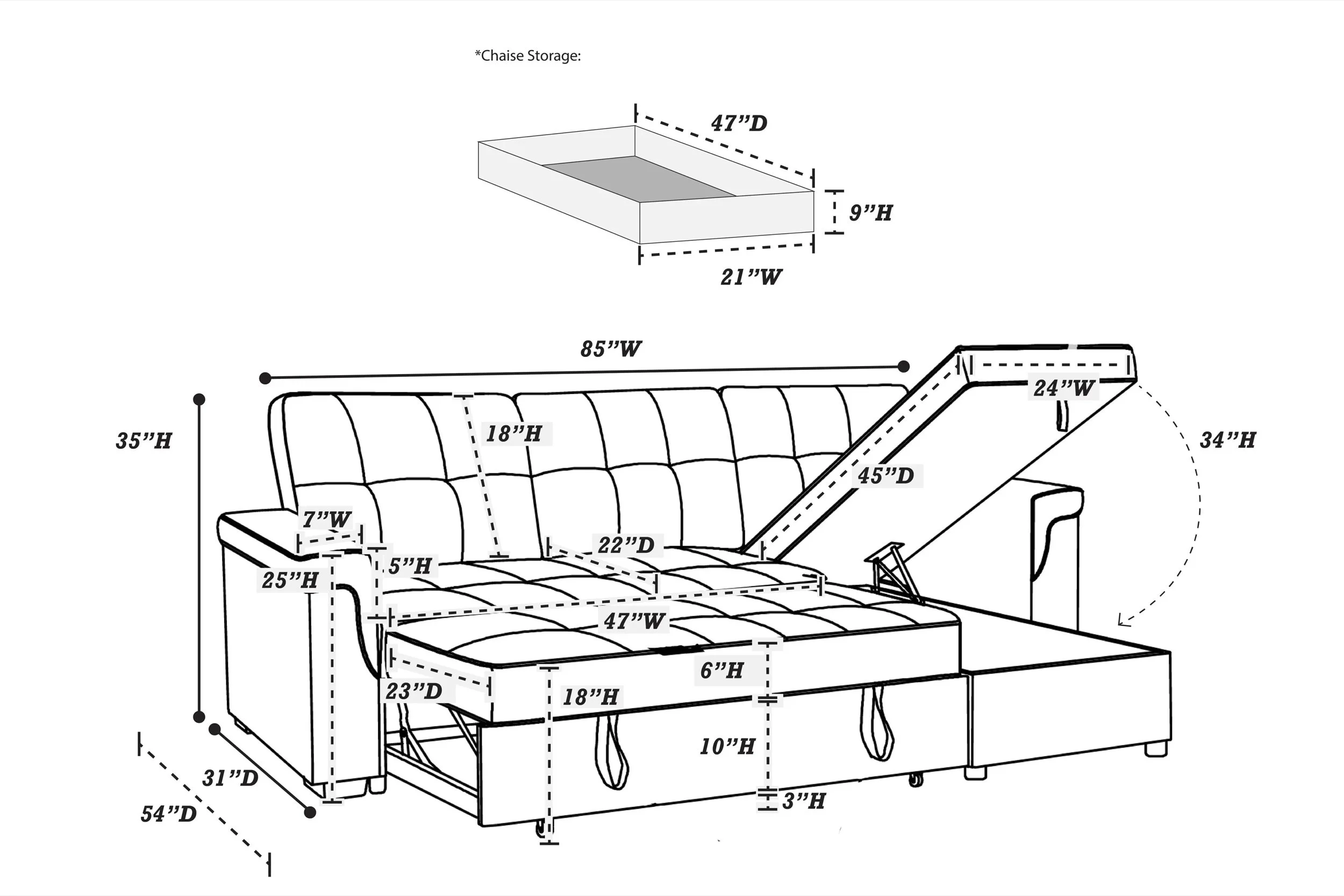 black-small-sleeper-sectional-pull-out-bed-storage-chaise-dimensions.jpg