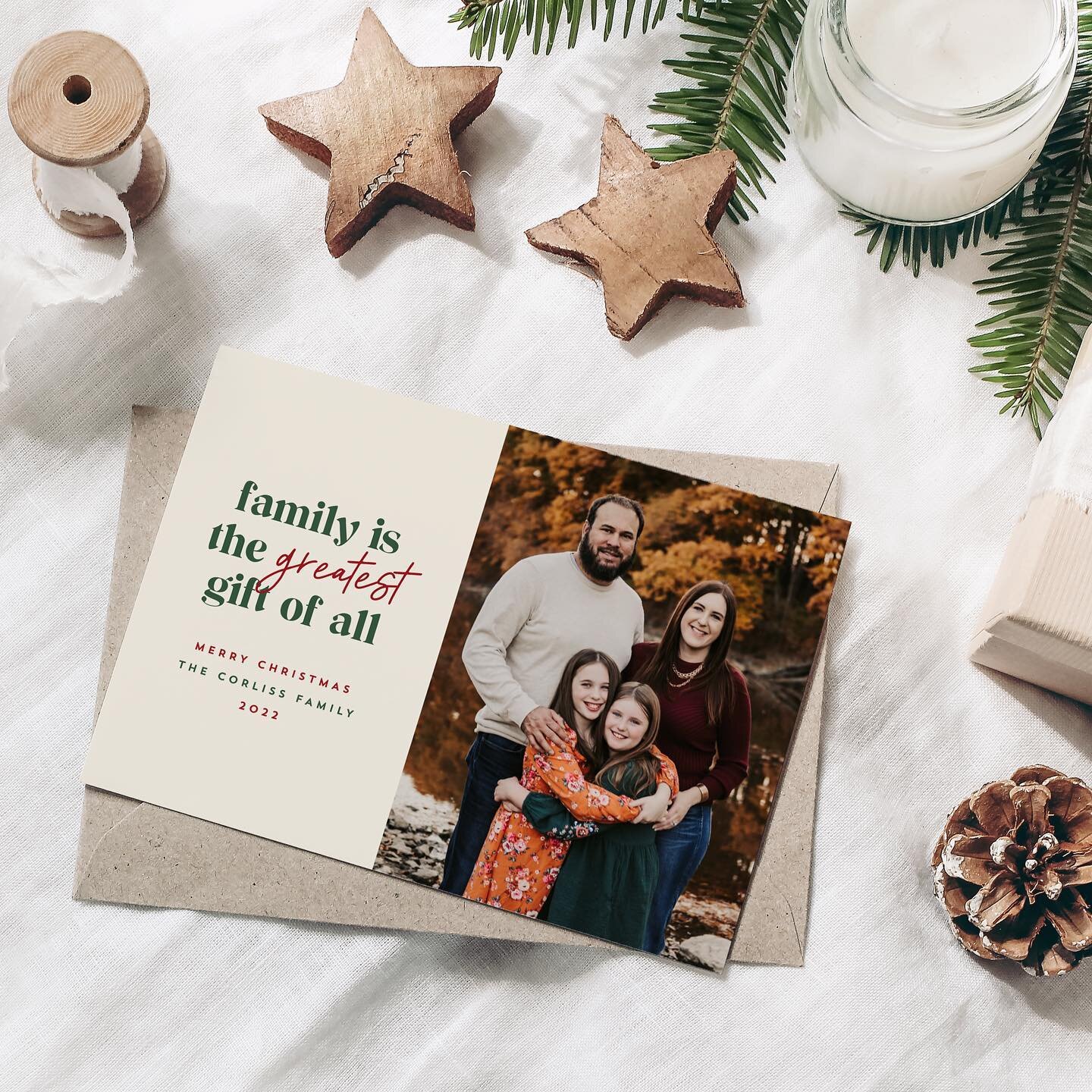 Apparently it&rsquo;s already time to buy holiday cards. 😅 

&lsquo;Family is a gift&rsquo; is my personal fave card from my @minted holiday collection and what will be hitting mailboxes sometime soon-ish. 

Pictured: My sweet husband who has picked