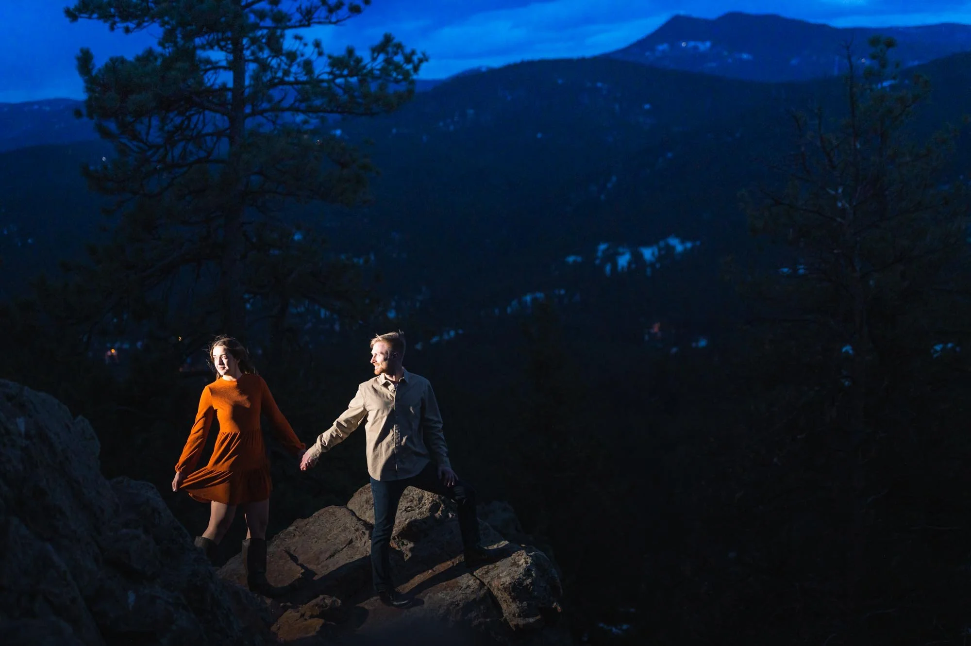 Alyson + Jason | Mount Falcon Park Engagement Photos | Denver Colorado Wedding Photographer