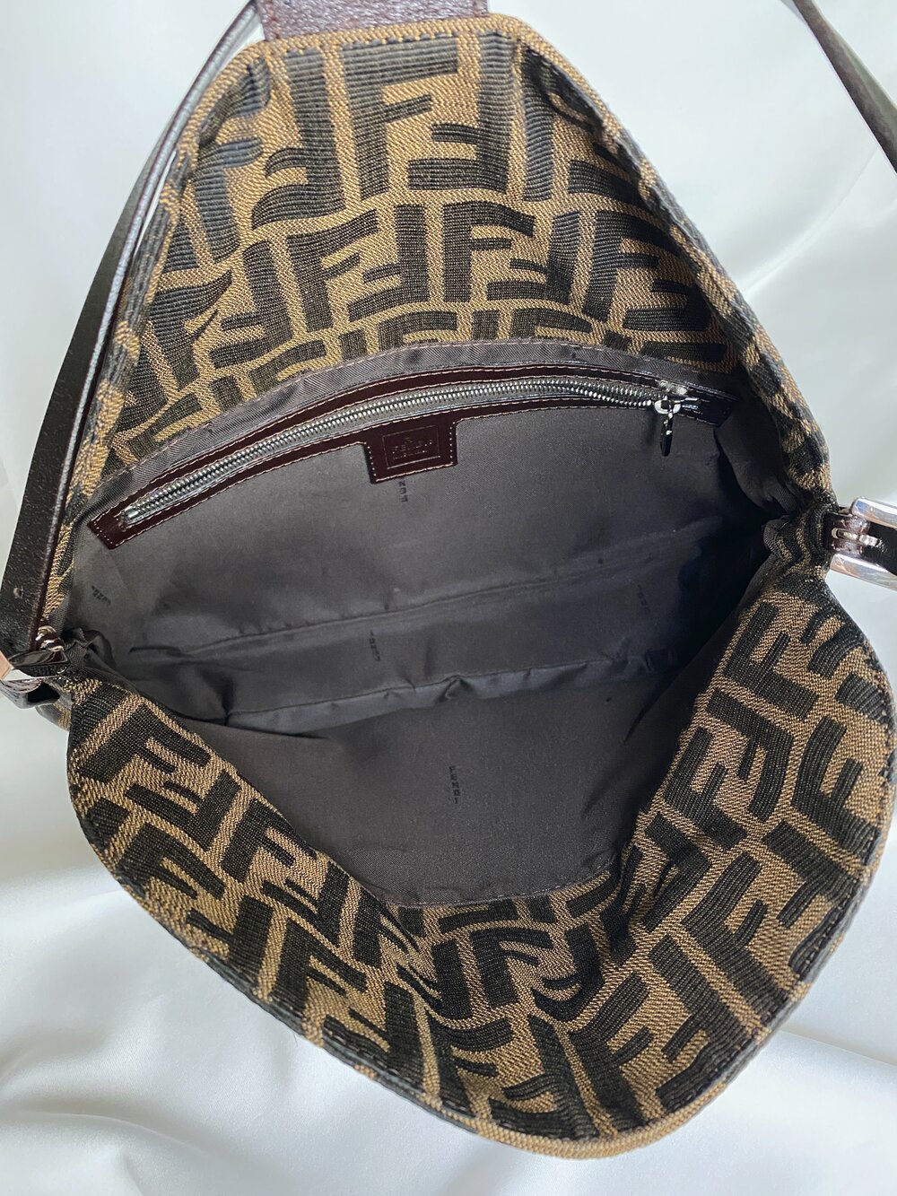 Fendi Zucca Handbag (SHG-15ciiU) – LuxeDH