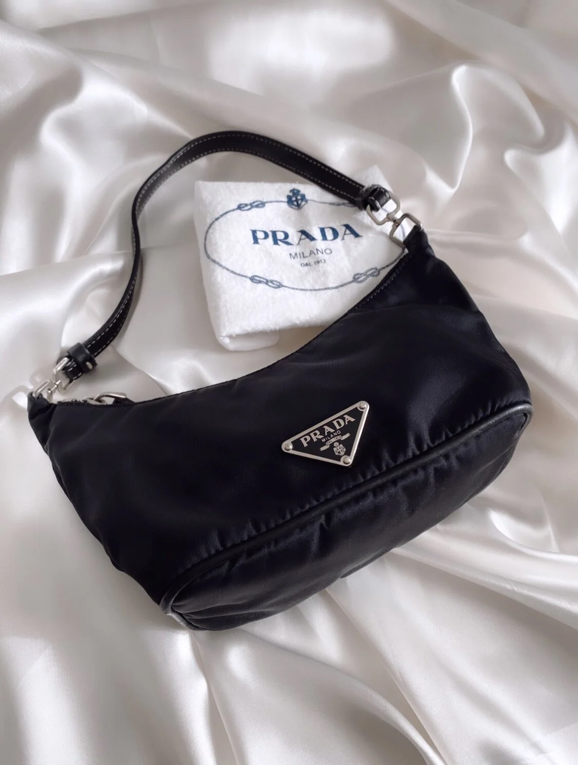 Prada Nylon Tessuto Mini Sirio Bag — Vic's Vintage