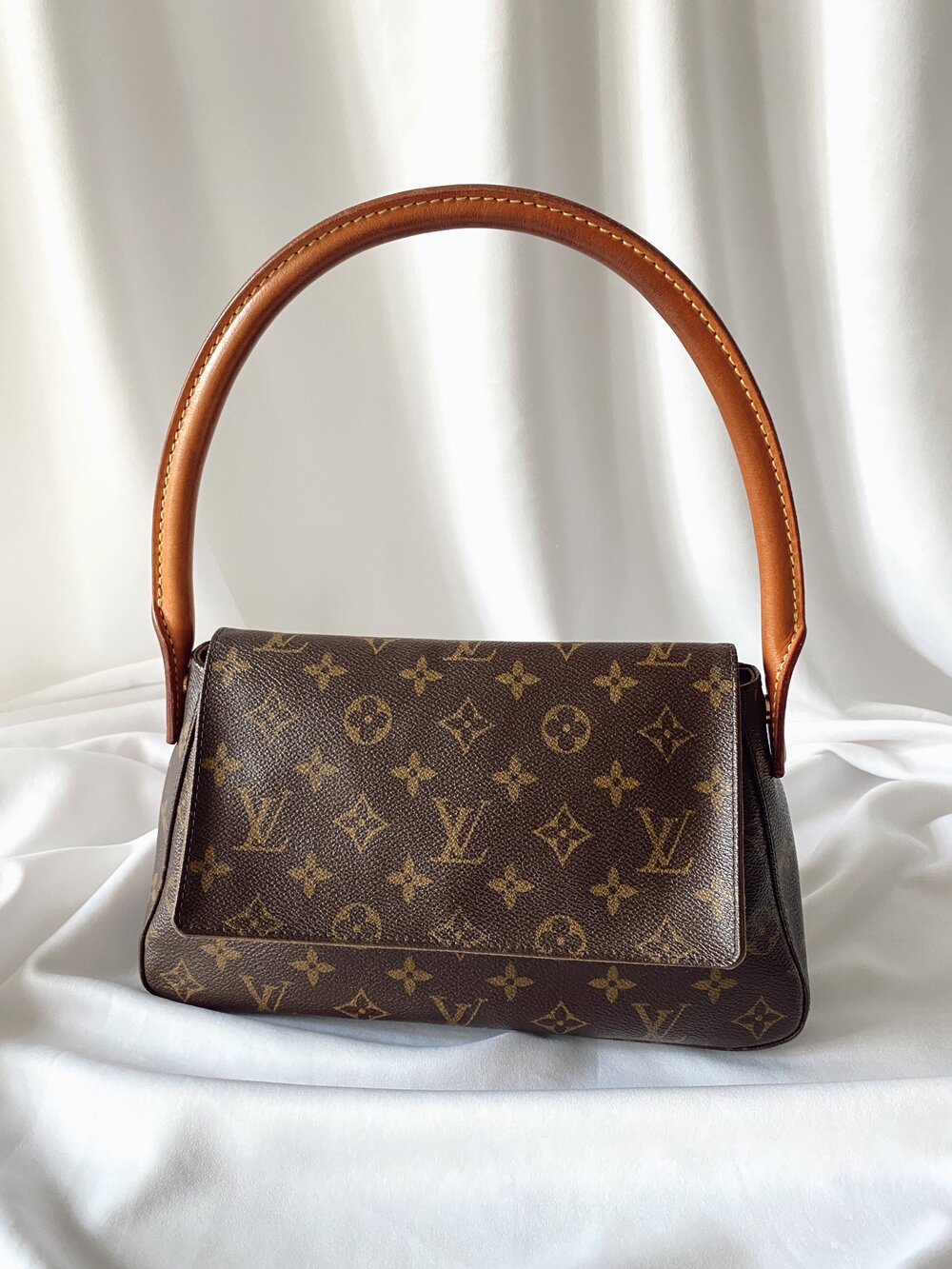 Shop for Louis Vuitton Monogram Canvas Leather Mini Looping Bag - Shipped  from USA
